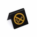 Black Table Signs Range - No Smoking