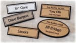 Custom Printed Name Tag - Oval