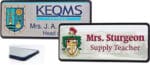 Custom Printed Name Tag - Large Rectangle