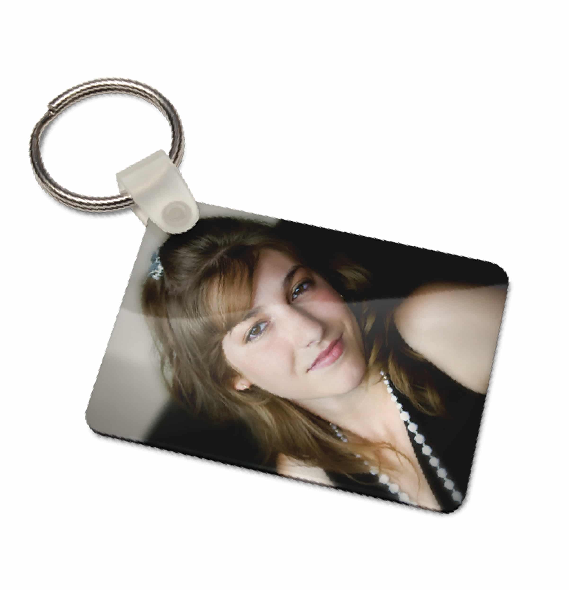 Full Colour Printed Key Tag - Rectangle