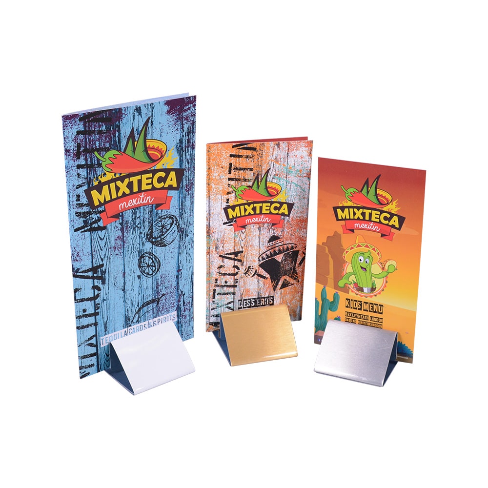 Plain Metal - Menu Holders