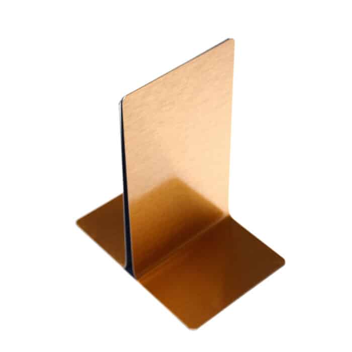 Plain Single Channel Metal Menu Holders