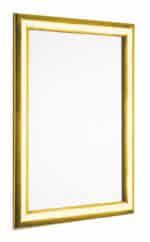 Wall Mounted Snap Frame Menu Display - Gold