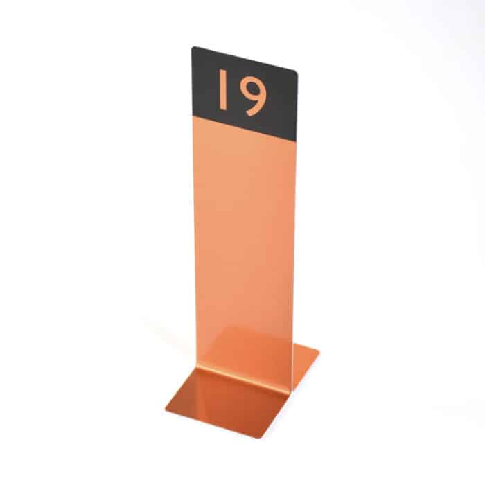 Aluminium Tall Table Number