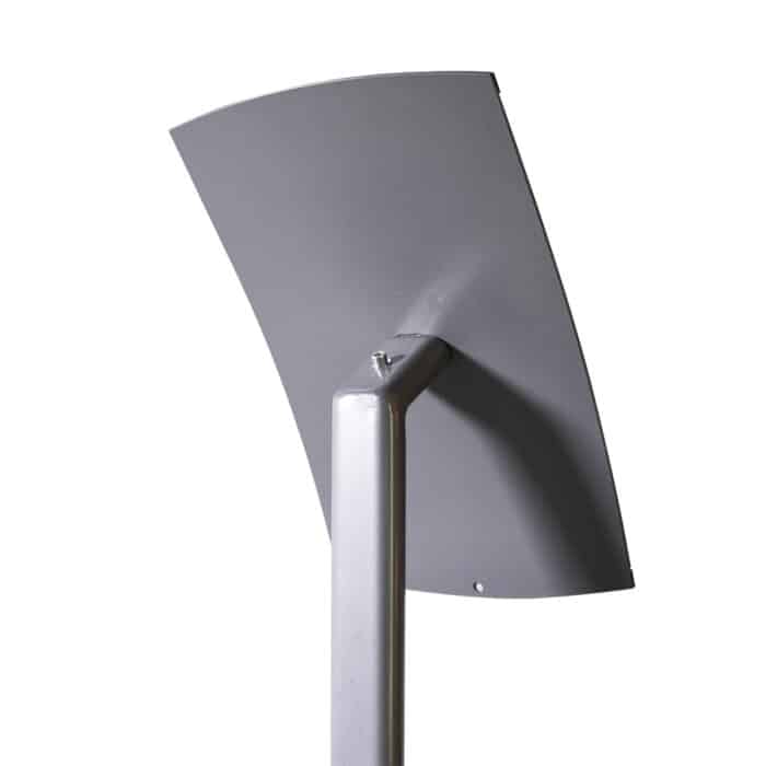 Curved Metal Menu Stand