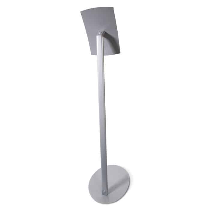 Curved Metal Menu Stand