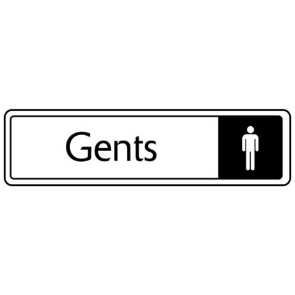 Gents Toilet Sign - Metal Door Signs