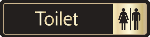Toilet Sign - Metal Door Signs