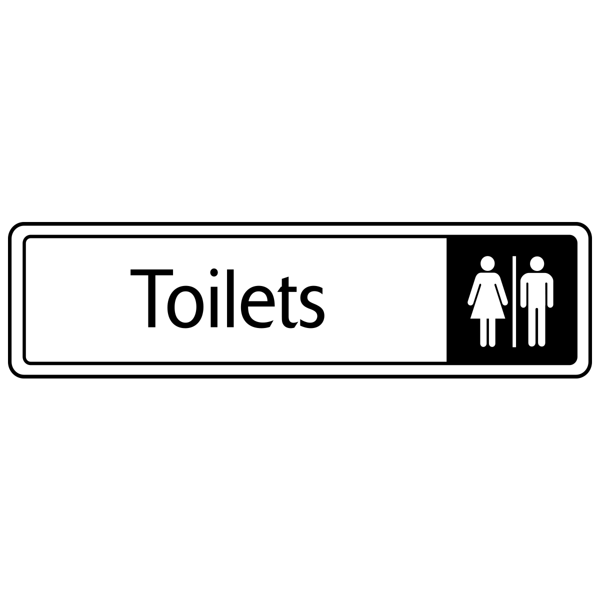 Toilets Sign - Metal Door Signs