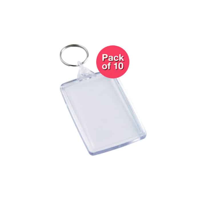 Acrylic Clear Hotel Key Tags