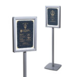 Double-Sided Vertical Menu Stand