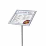 Outdoor Lockable Menu Stand