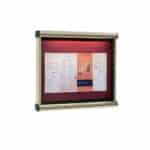 Non-Illuminated Premium Wall Mounted Outdoor Menu Display Case