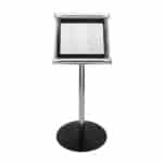 Non-Illuminated Stand Mounted Menu Display Case