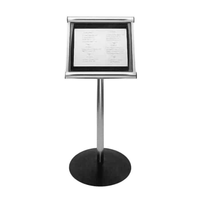 Non-Illuminated Stand Mounted Menu Display Case