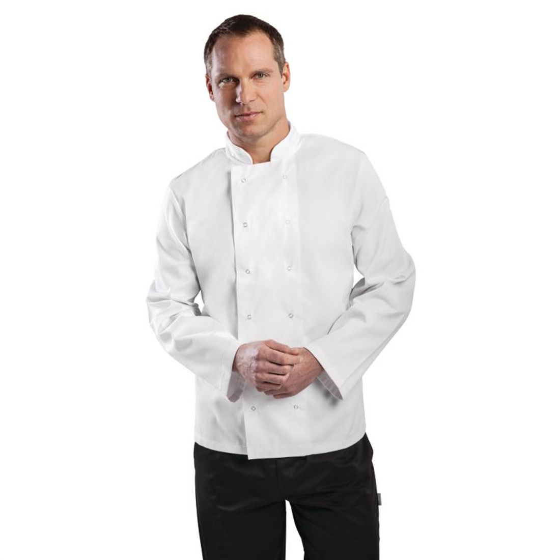 Whites Vegas Chef Jacket Long Sleeve White - M