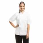 Whites Vegas Unisex White Short Sleeve Chef Jacket