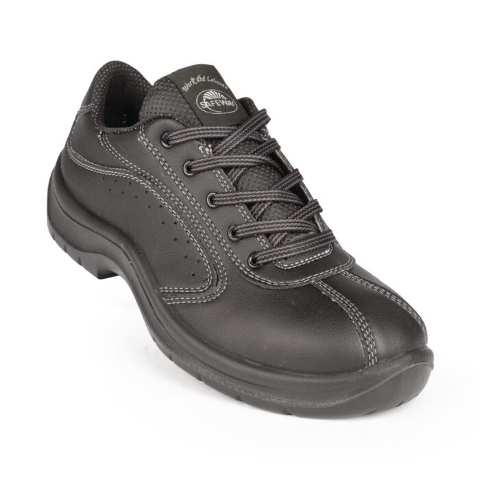 Lites Side Perforated Lace Up Black 41