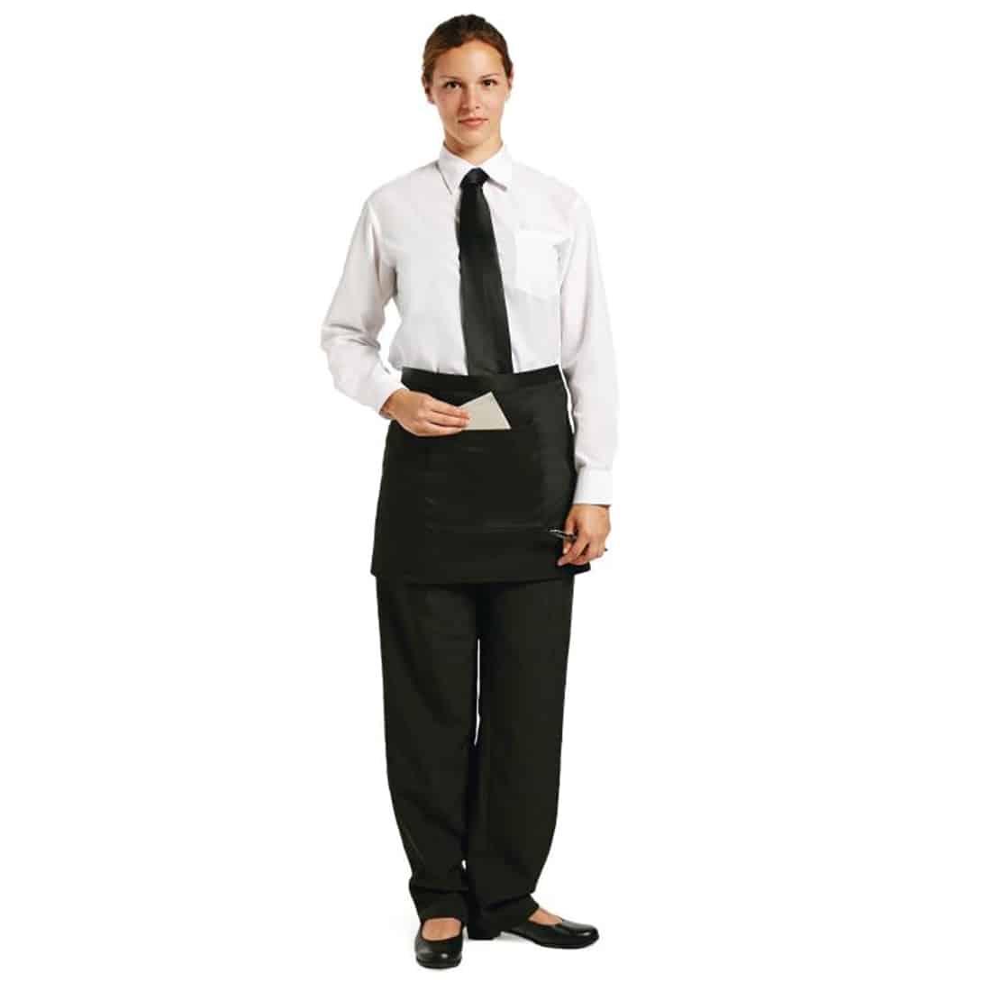 Uniform Works Short Bistro Apron Black