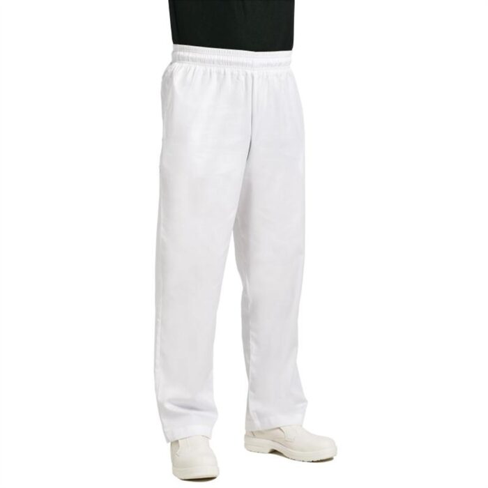 Chef Works Unisex Easyfit Chefs Trousers White XS
