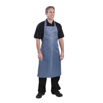 Whites Waterproof Bib Apron Blue and White