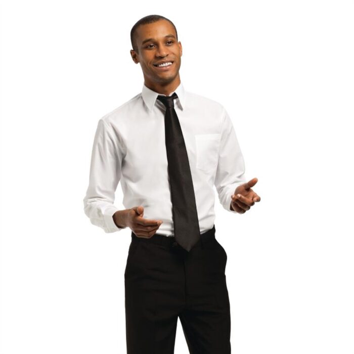 Uniform Works Unisex Long Sleeve Shirt White L