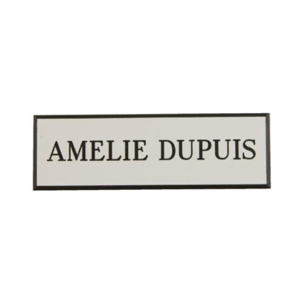 Name Badges White