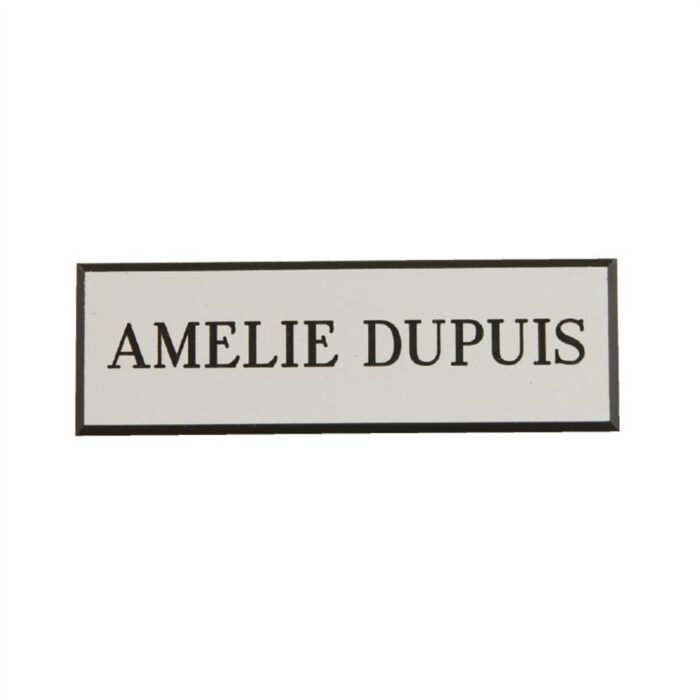 Name Badges White