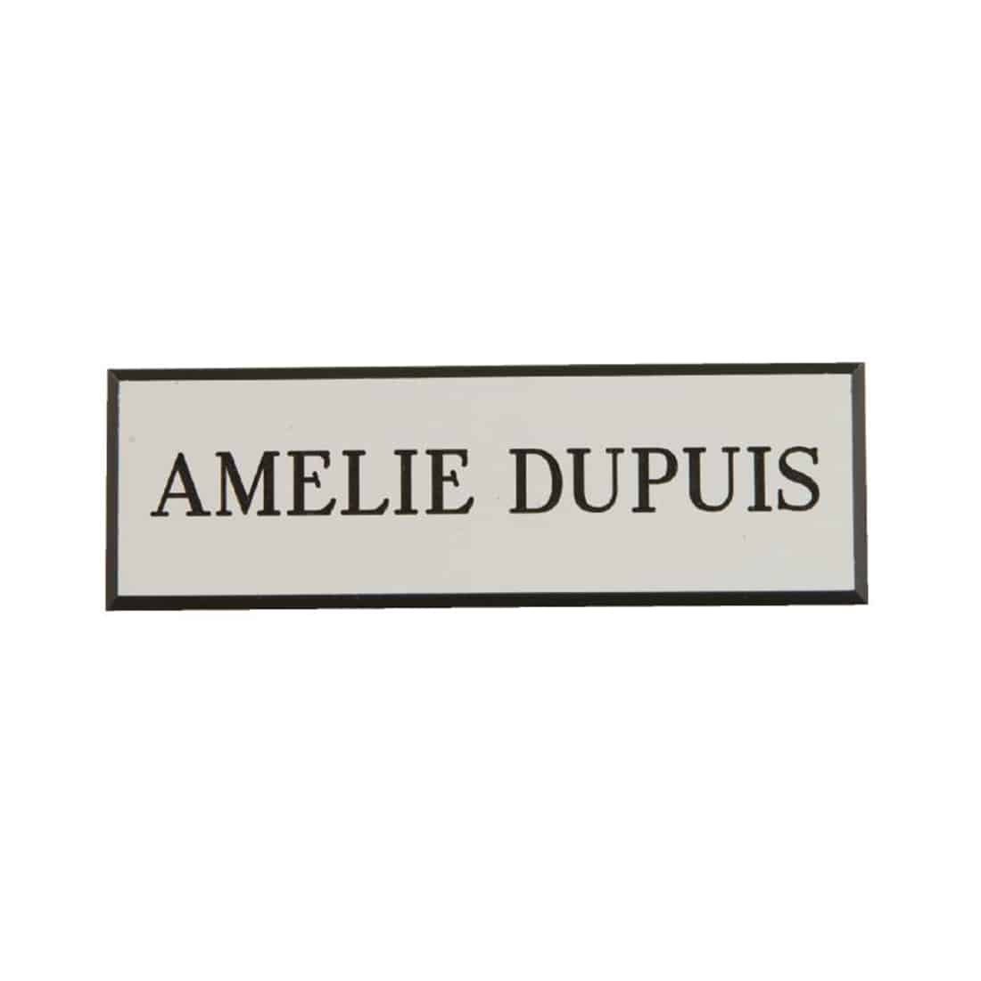 Name Badges White