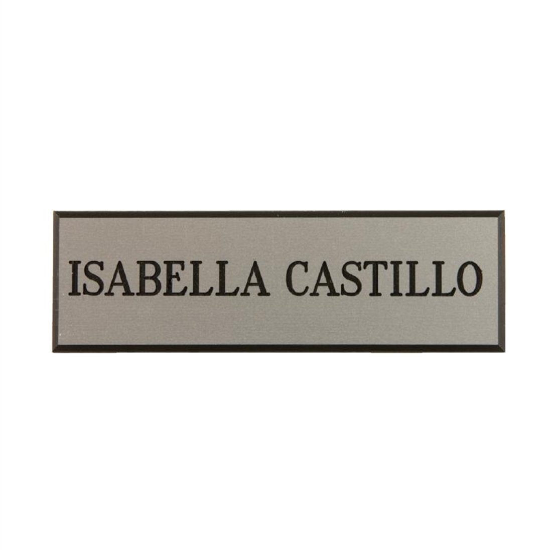Name Badges Silver