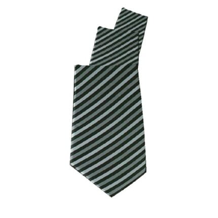 Uniform Works Tie Grey Skinny Stripe