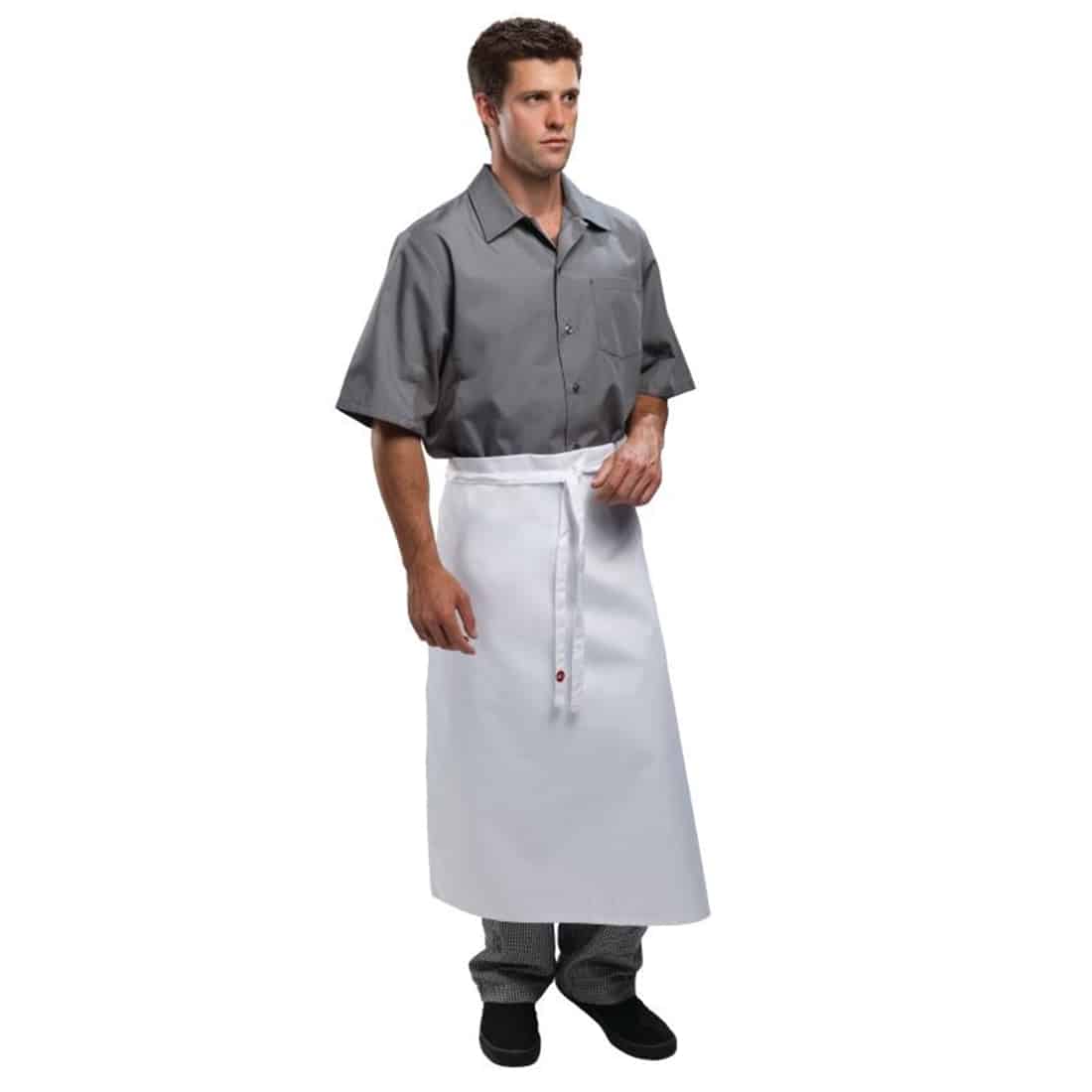 Chef Works Long Four Way Waist Apron White