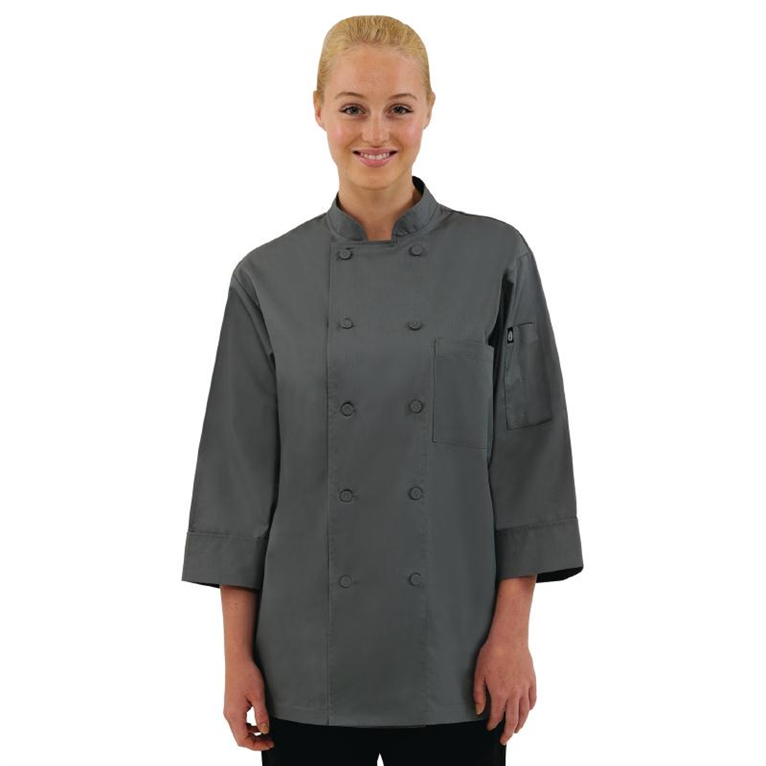 Chef Works Grey Unisex Chefs Jacket