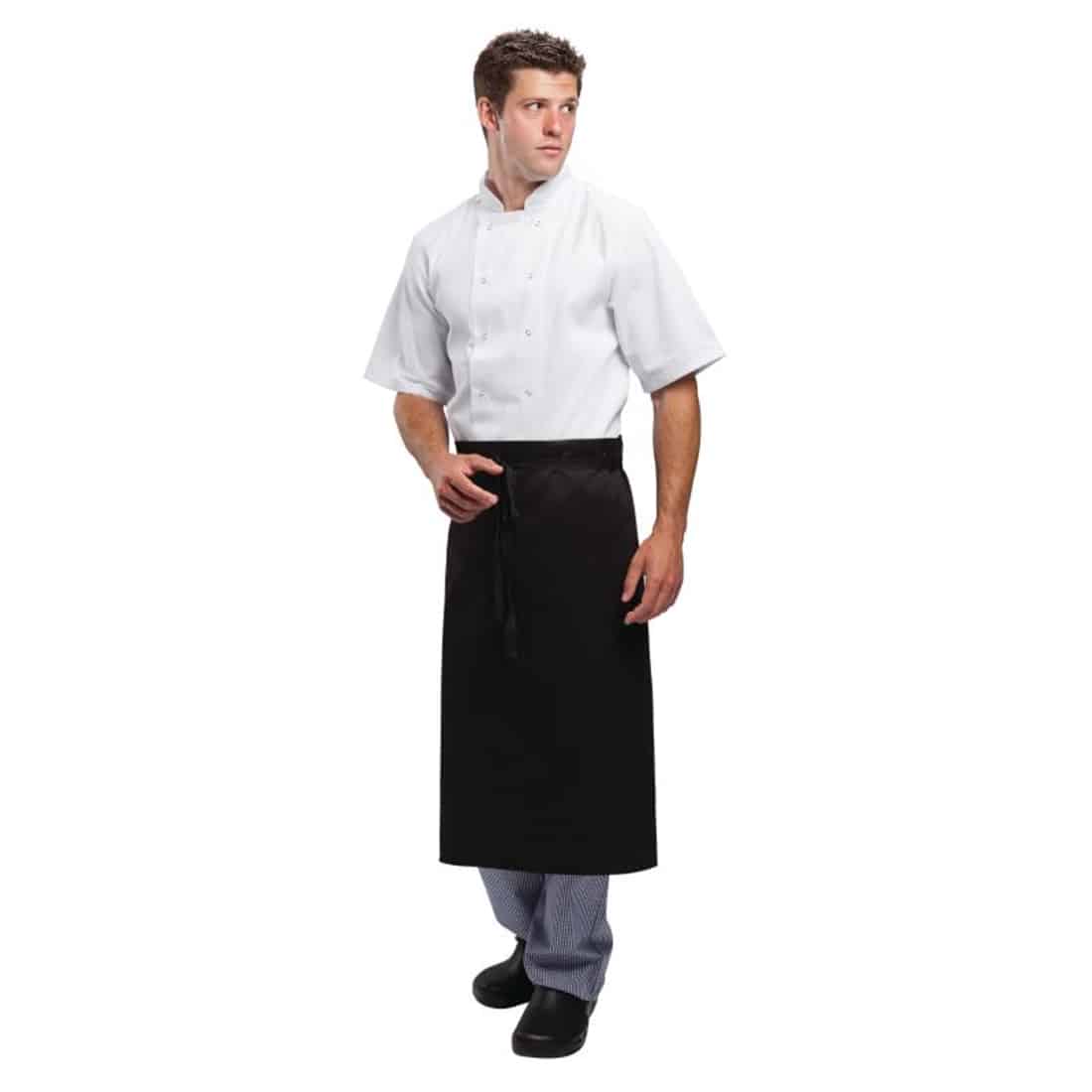 Whites Regular Waist Apron Black