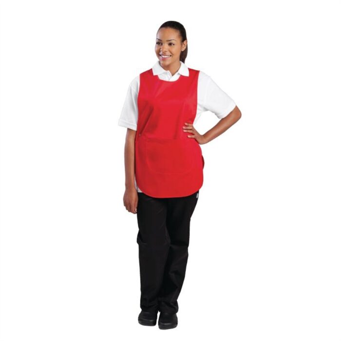 Tabard With Pocket Red Large