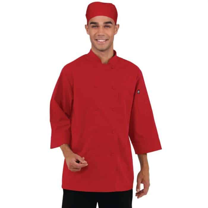 Chef Works Red Unisex Chefs Jacket