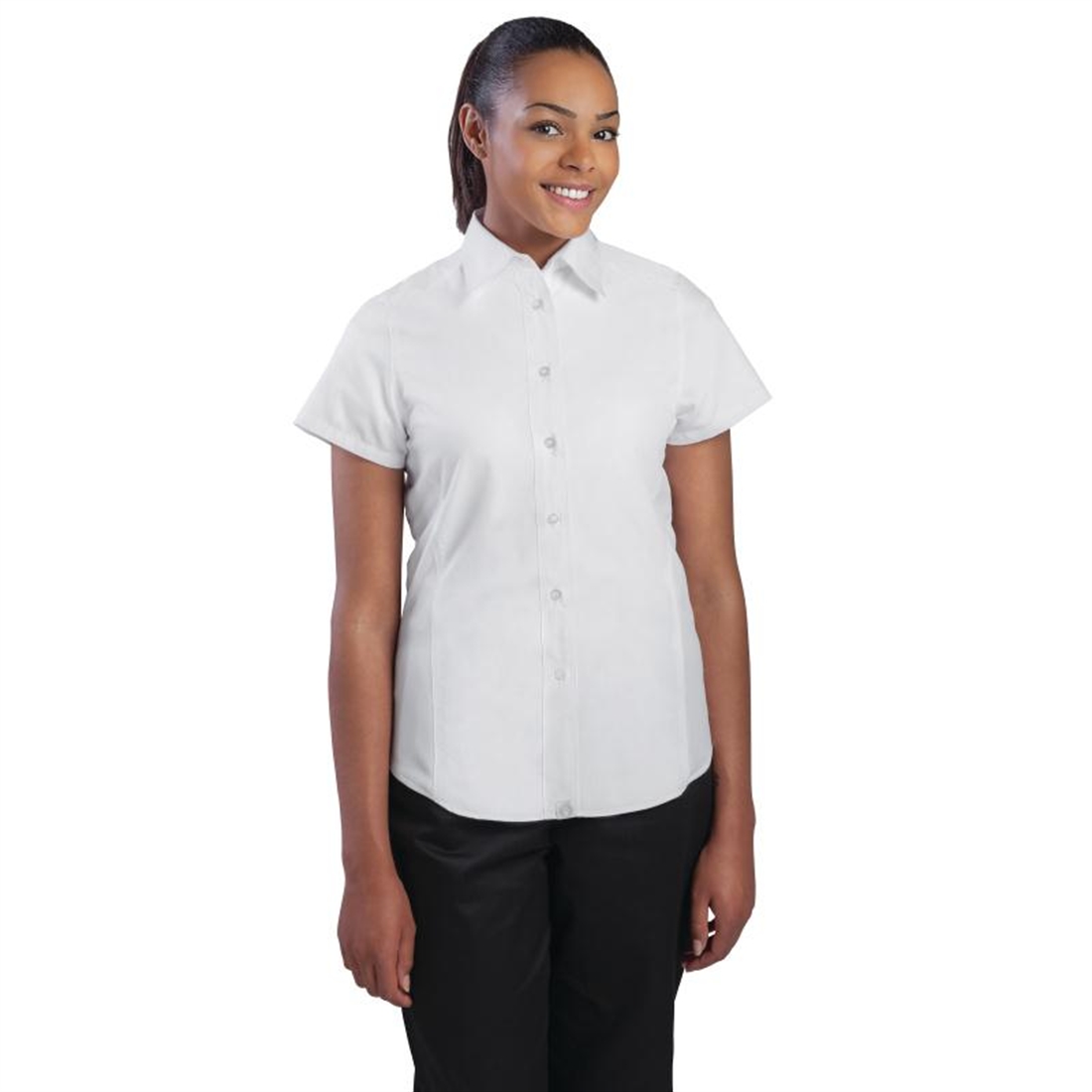 Chef Works Womens White Cool Vent Chefs Shirt