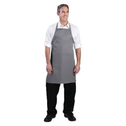 Chef Works Bib Apron Grey