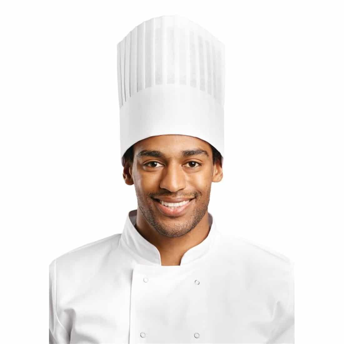 Non Woven Chefs Hat White