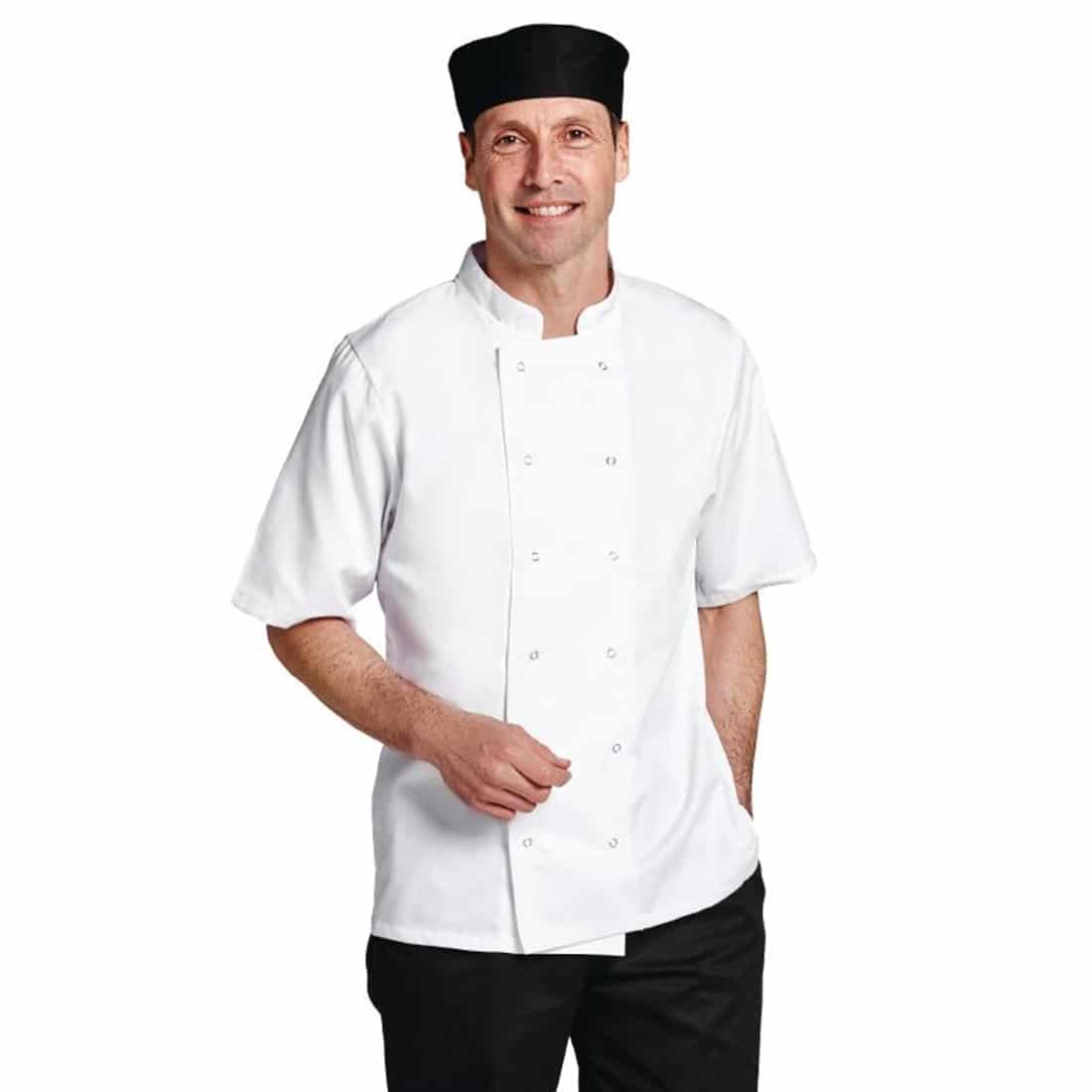 Whites Boston Unisex Short Sleeve White Chefs Jacket