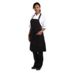 Chef Works Urban Rockford Canvas Bib Apron Steel Grey