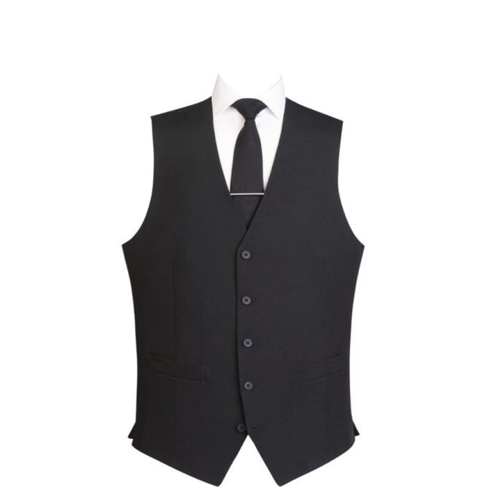 Events Mens Black Waistcoat - Size XL