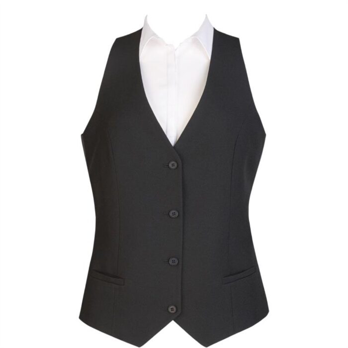 Events Ladies Black Waistcoat - Size XL