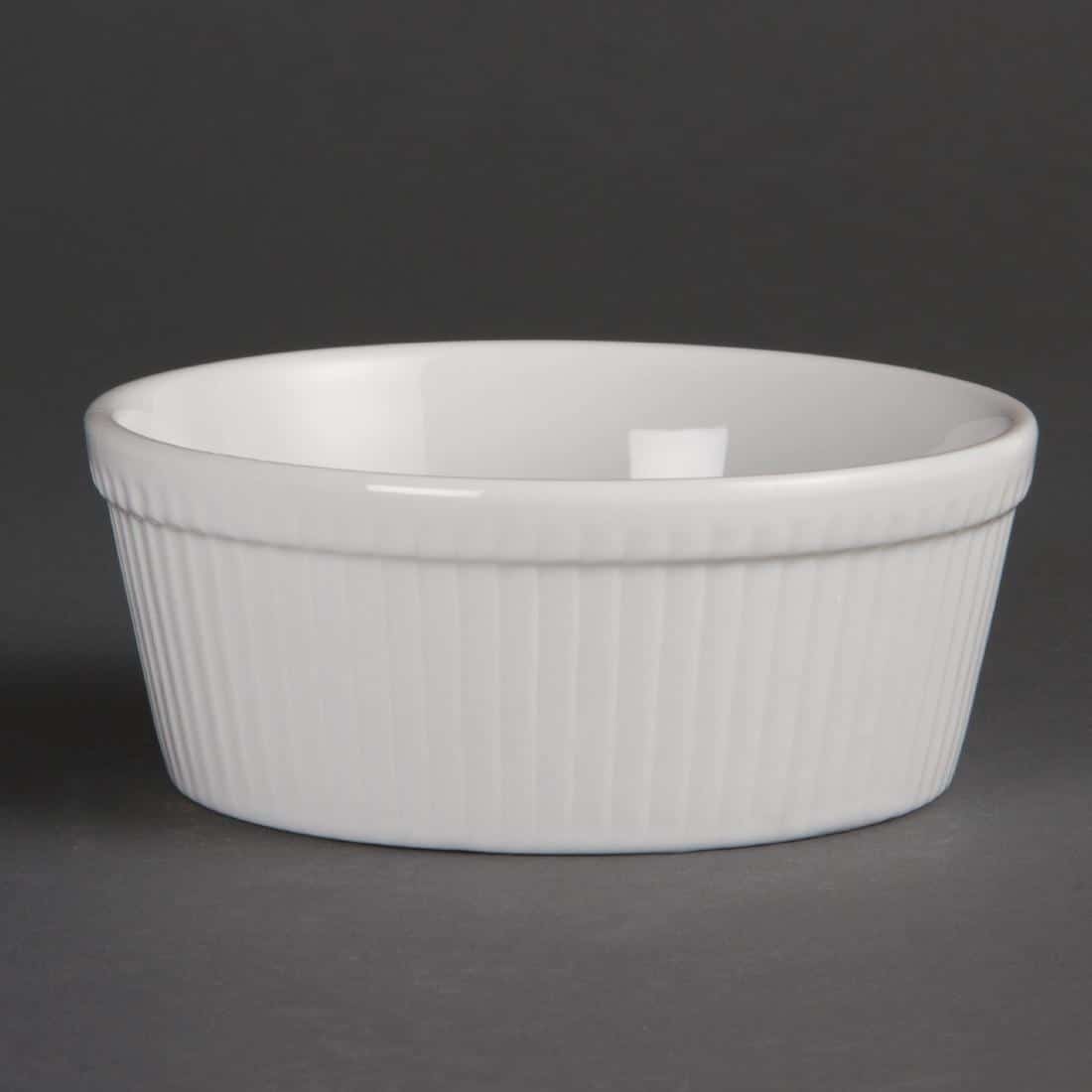 Olympia Whiteware Round Pie Dishes 134mm