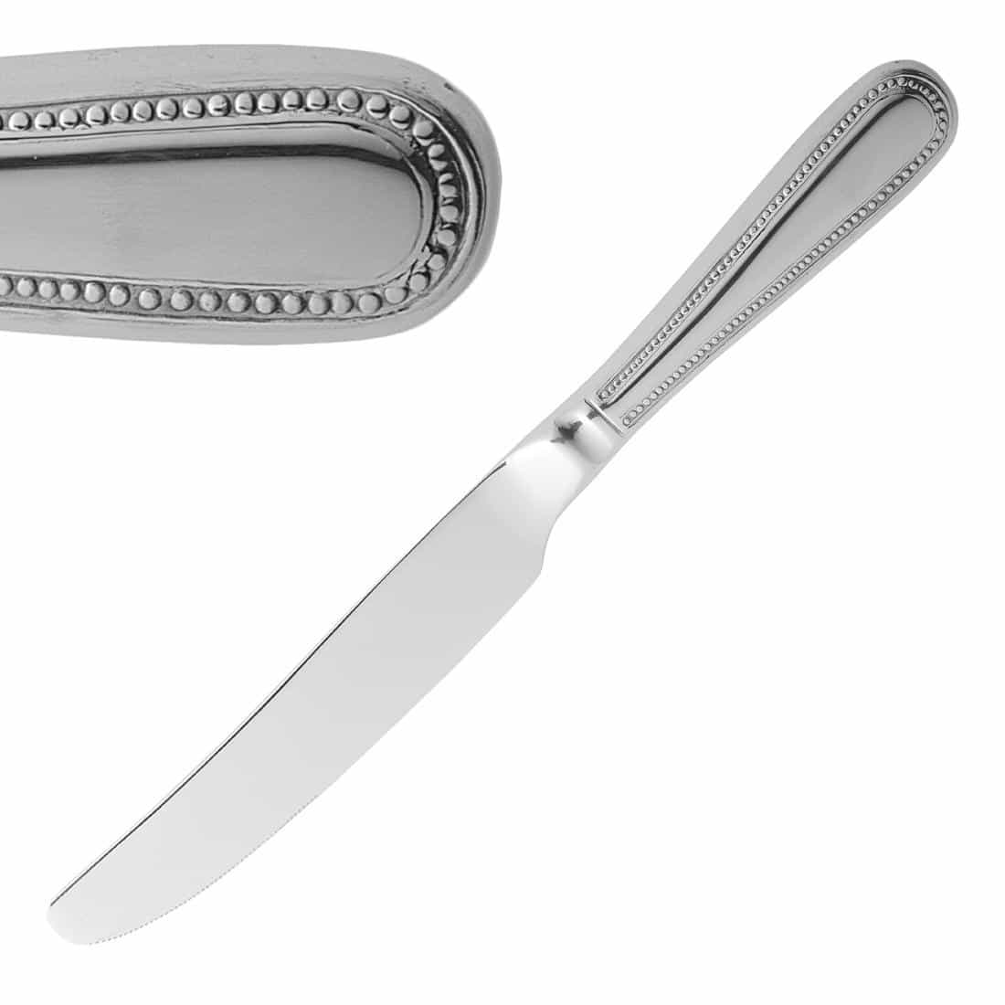 Olympia Bead Hollow Handle Dessert Knife