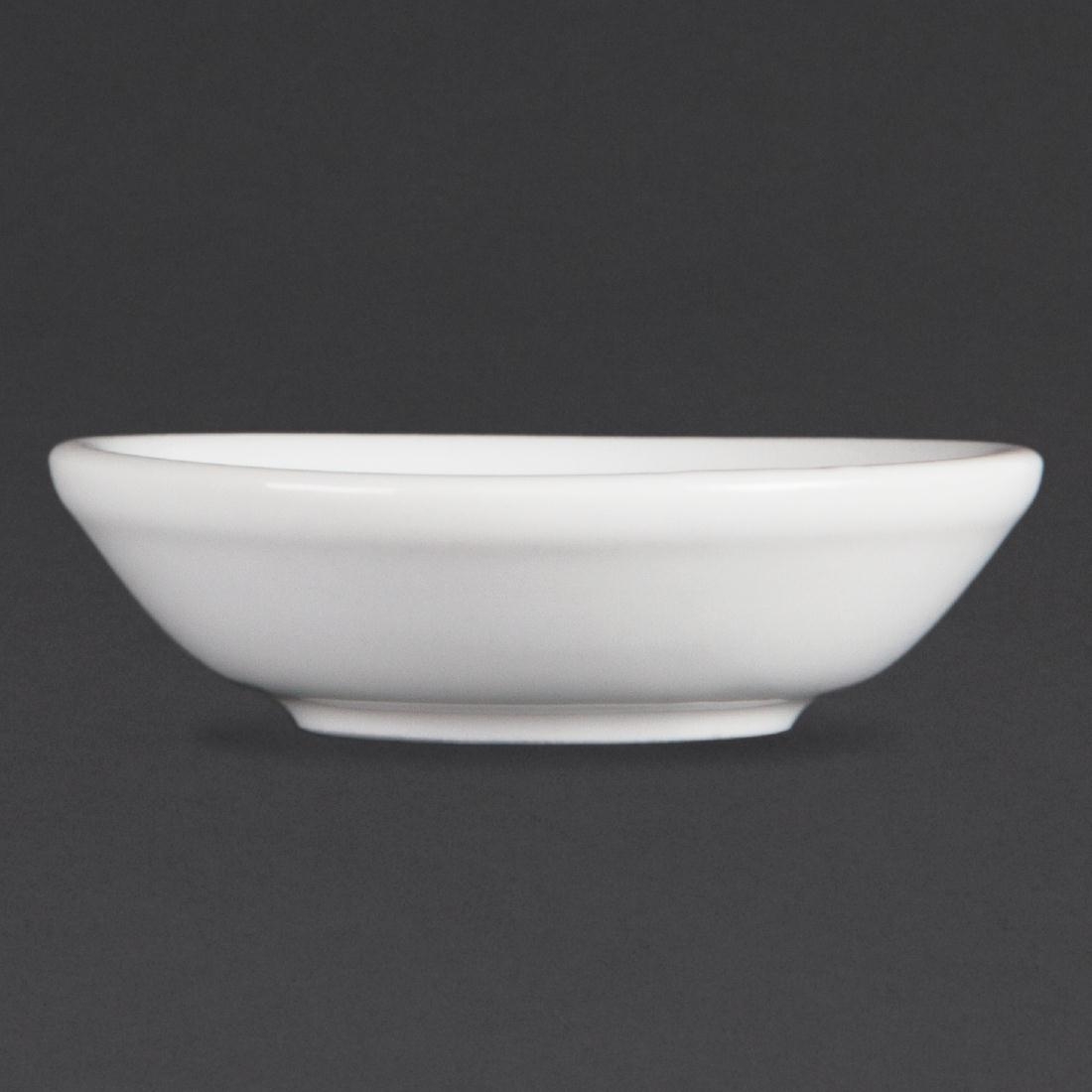 Olympia Whiteware Soy Dishes 74mm