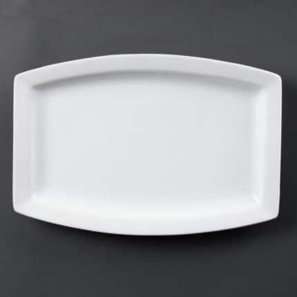 Olympia Whiteware Rectangular Plates 320mm