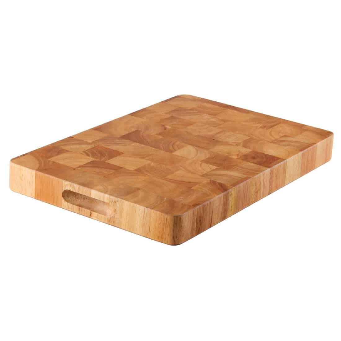 Vogue Small Rectangular Wooden Chopping Board - C461 - Buy Online at Nisbets