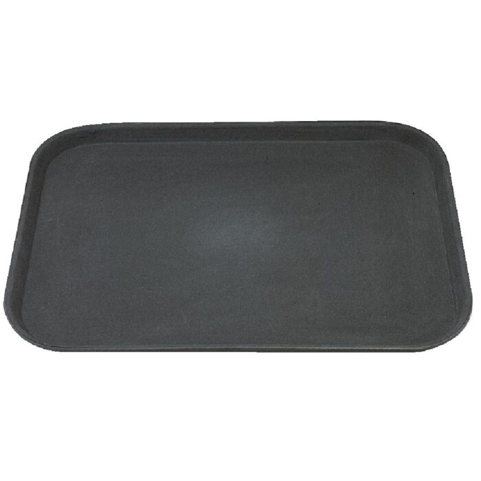 Kristallon Plastic Non Slip Tray Black 15 x 20 in