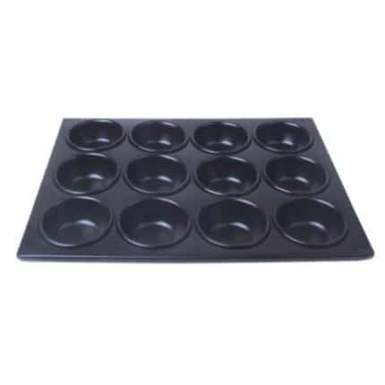 Vogue Aluminium Non-Stick 12 Cup Muffin Tray